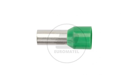 Końcówka tulejkowa izolowana HI 16/12 zielona E08KH-02010107701 /100szt./