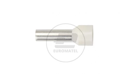 Końcówka tulejkowa izolowana HI 10/15 kość słoniowa E08KH-02010107101 /100szt./