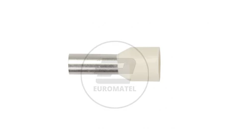 Końcówka tulejkowa izolowana HI 10/12 kość słoniowa E08KH-02010106801 /100szt./