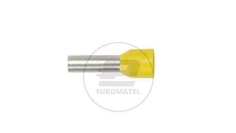 Końcówka tulejkowa izolowana TI 6mm2/12mm żółta cynowana TI6L12 /100szt./
