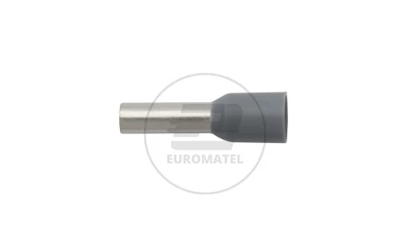 Końcówka tulejkowa izolowana TI 4mm2/10mm szara cynowana TI4L10 /100szt./