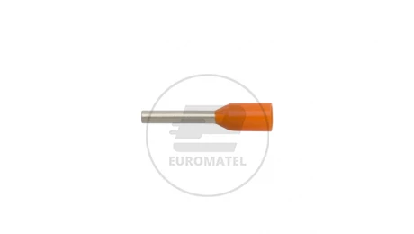 Końcówka tulejkowa izolowana HI 0,5/8 pomarańczowa E08KH-02010101501 (500szt.)
