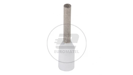 Końcówka tulejkowa izolowana HI 0,5/8 DIN biała E08KH-02010111621 /100szt./