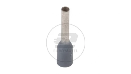 Końcówka tulejkowa izolowana HI 0,75/8 DIN szara E08KH-02010112321 /100szt./