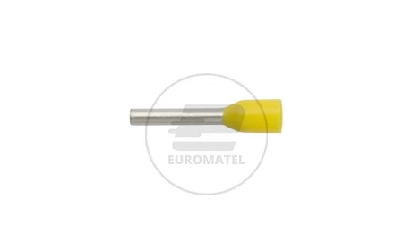 Końcówka tulejkowa izolowana HI 1/10 żółta E08KH-02010113501 /100szt./