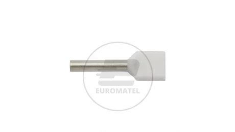 Końcówka tulejkowa izolowana HI 2 x0,75/10 biała E08KH-02020100401 (500szt.)