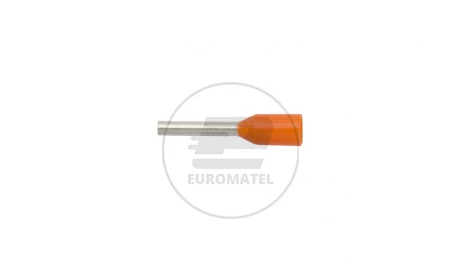 Końcówka tulejkowa izolowana HI 0,5/8 pomarańczowa E08KH-02010111521 /100szt./