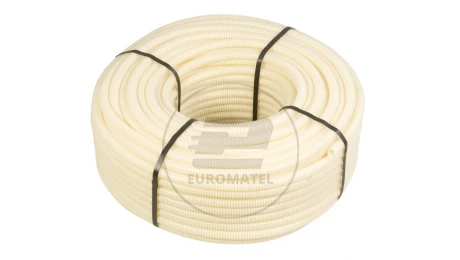 Rura karbowana z pilotem 20mm kolor naturalny 750N FK15/20F DX16320 /100m/