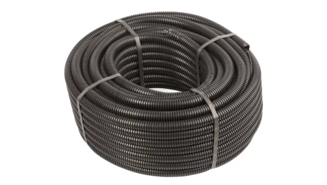 Rura karbowana z pilotem 25mm czarna 750N FMPF25 FEPCT25 /50m/