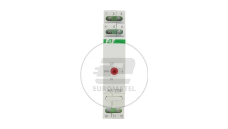 Automat schodowy z przeciwblokadą 16A 0,5-10min 24V AC AS-224
