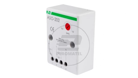 Automat schodowy z przeciwblokadą 16A 0,5-10min 230V AC ASO-202