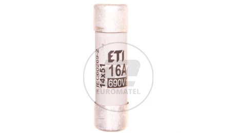 Wkładka bezpiecznikowa cylindryczna 14x51mm 16A gG 690V CH14 002630009
