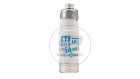 Wkładka bezpiecznikowa D01 16A gR 400V D01UQ16A E14 004311005