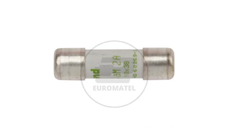 Wkładka bezpiecznikowa cylindryczna 10x38mm 2A aM 500V HPC 013002
