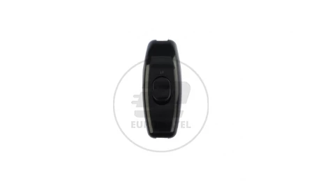 Łącznik do wbudowania jednobiegunowy kołyskowy 2,5A czarny WP4005
