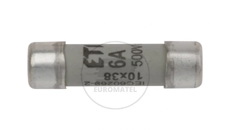 Wkładka bezpiecznikowa cylindryczna 10x38mm 6A gG 500V CH10 002620005