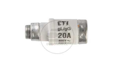 Wkładka bezpiecznikowa D02 20A gG 400V AC/250V DC E18 002212001