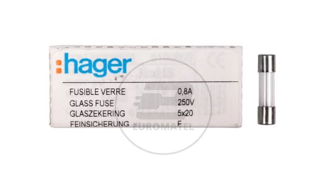 Wkładka aparatowa 5x20mm 0,8A szybka (F) L520FK00-800 /10szt./