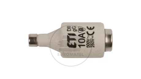 Wkładka bezpiecznikowa 10A DII gG / BiWtz 500V AC/250V DC E27 002312404