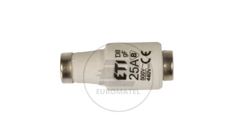 Wkładka bezpiecznikowa 25A DII gF / BiWts 500V AC/440V DC E27 002312107