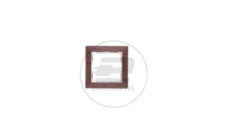 VALENA Ramka pojedyncza wenge/srebro 770371