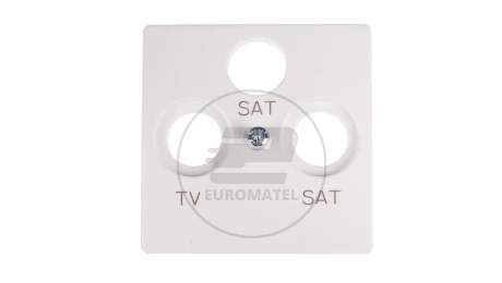 Simon 82 Pokrywa gniazda antenowego RTV/SAT/SAT biała 82038-30
