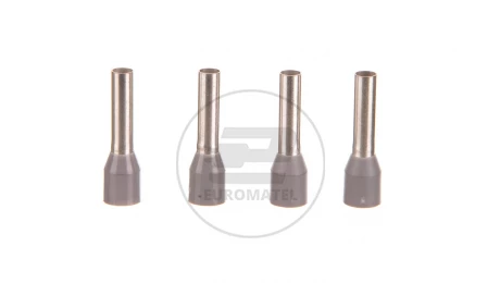 Końcówka tulejkowa izolowana 4mm2 szara H4,0/20D GR /500szt/ 9019200000