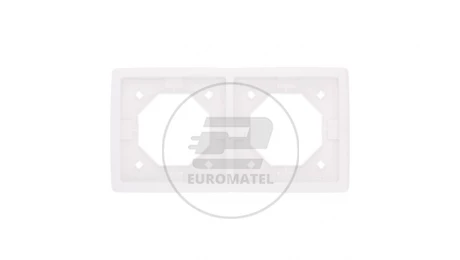 Simon Basic Standard Ramka bryzgoszczelna podwójna IP44 z uszczelką biała BMR2B/11