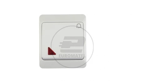 Hermes Przycisk /dzwonek/ IP44 biały ŁNT-1D+n 0347-02