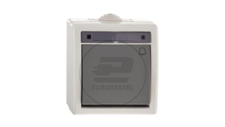 Aquant Przycisk “dzwonek” IP55 szary ŁNT-1D 1205-10