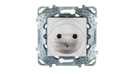 Unica Plus Gniazdo pojedyncze biel polarna z/u 16A IP20 MGU50.039.18Z