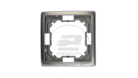 Simon Basic Standard Ramka pojedyncza uniwersalna stal inox BMR1/21
