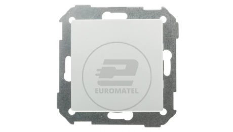 Simon 82 Zaślepka z mostkiem metalowym biała 82800-30