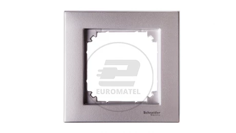 Merten M-Plan Ramka pojedyncza aluminium MTN486160