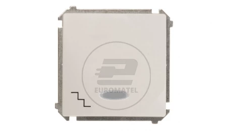 Simon Basic Łącznik schodowy z podświetleniem biały BMW6L.01/11