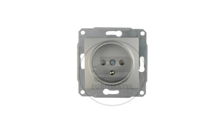 Sedna Gniazdo pojedyncze z/u 16A IP20 aluminium SDN2800160