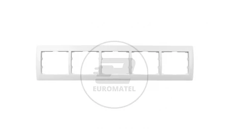 SISTENA LIFE Ramka pięciokrotna pozioma arctic 771005