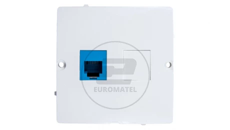 Simon Basic Gniazdo telefoniczne pojedyncze RJ12 białe BMT1.02/11