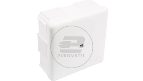 Puszka n/t hermetyczna pusta 87x87x39mm IP55 biała EP-Lux 0226-00