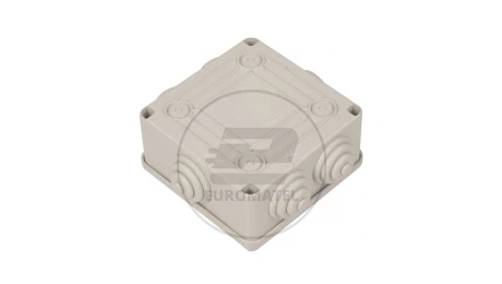 Puszka n/t 100x100x50 tworzywo IP55 szara GW44004
