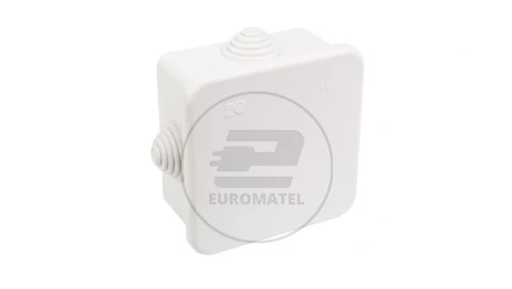 Puszka n/t hermetyczna pusta 80x80x42mm IP44 biała 0242-00