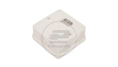 Puszka n/t odgałęźna ze złączką 75x75mm IP56 biała PON568080ZZL