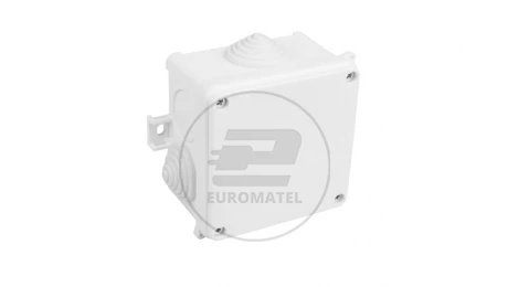 Puszka n/t hermetyczna pusta 83x83x53mm IP55 biała odpowrna na UV N80x80 35110206