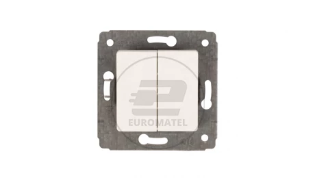 CARIVA Łącznik świecznikowy 10AX biały IP20 773605