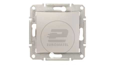 Sedna Przycisk jednobiegunowy 1Z aluminium SDN0700160