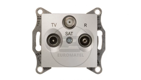 Sedna Gniazdo antenowe RD/TV końcowe aluminium SDN3501360