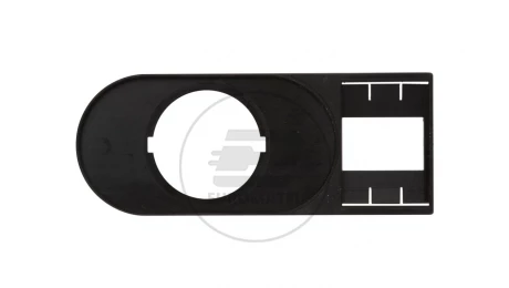 Tabliczka opisowa 75x30mm czarna prostokatna M22S-STDD-X 216394 /10szt./