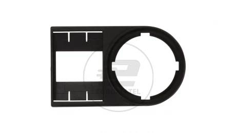 Tabliczka opisowa 50x30mm czarna prostokątna bez etykiety M22S-ST-X 216392 /25szt./