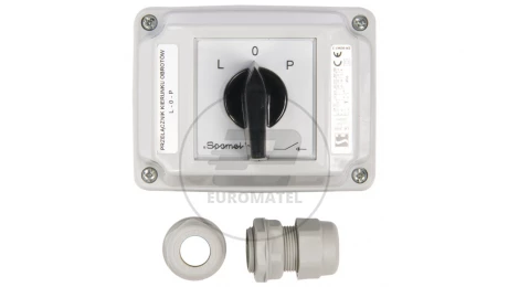 Łącznik krzywkowy L-0-P 3P 25A w obudowie ŁK25R-3.8368OB2