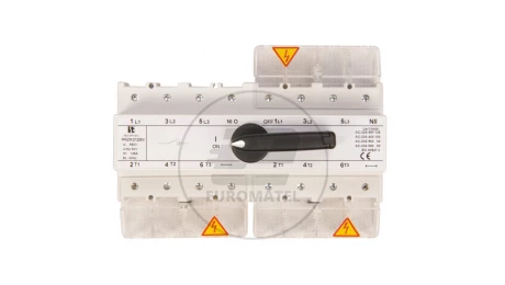 Przełącznik sieć-agregat 125A 3P+N (biegun N nierozłączalny) PRZK-3125NW02